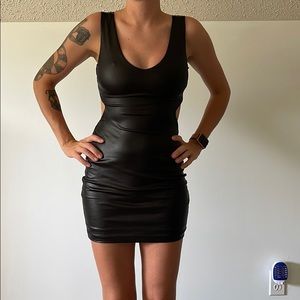 Bebe open back dress